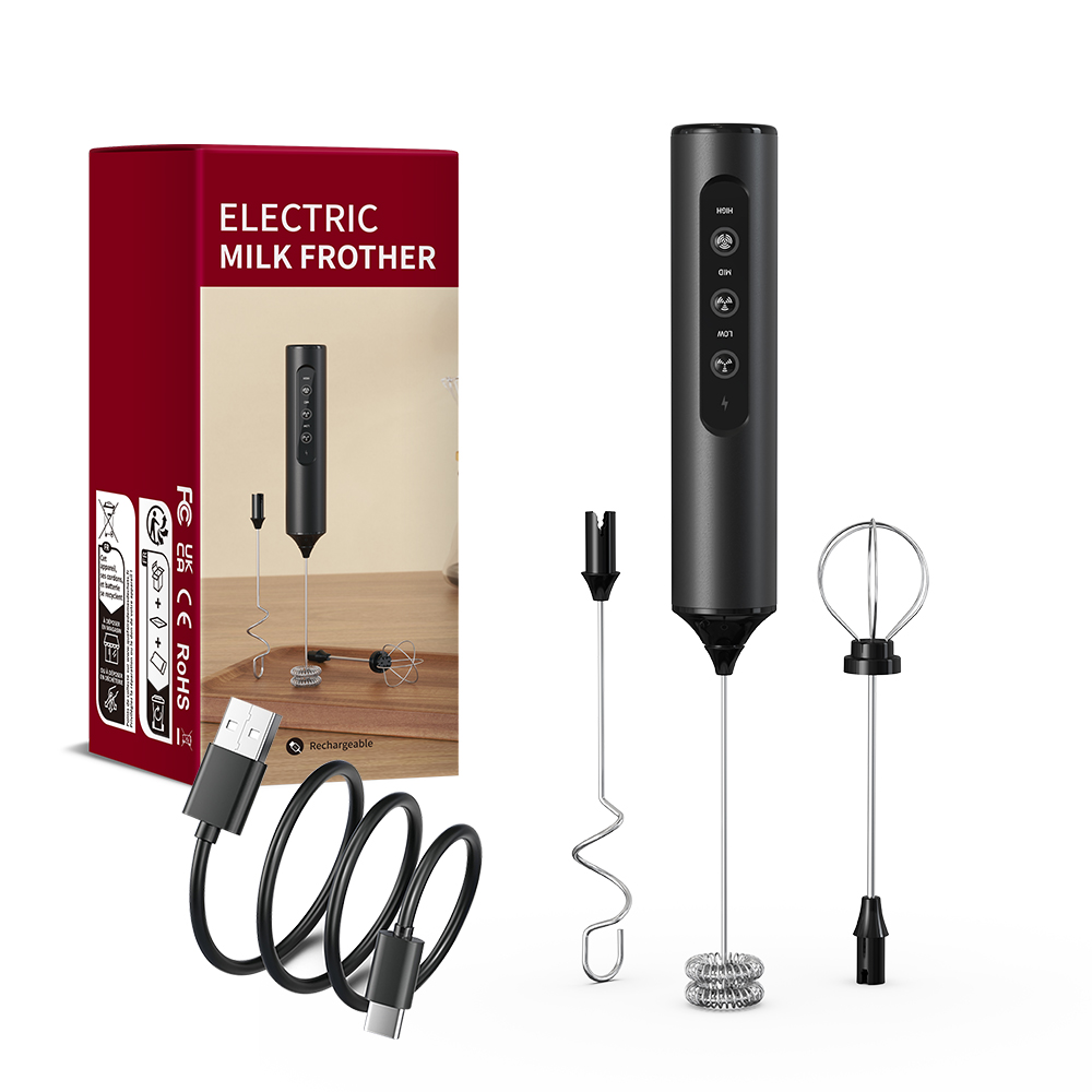 Immersion Hand Blender Set - Беспроводной электрический мини-вспениватель молока, портативный миксер