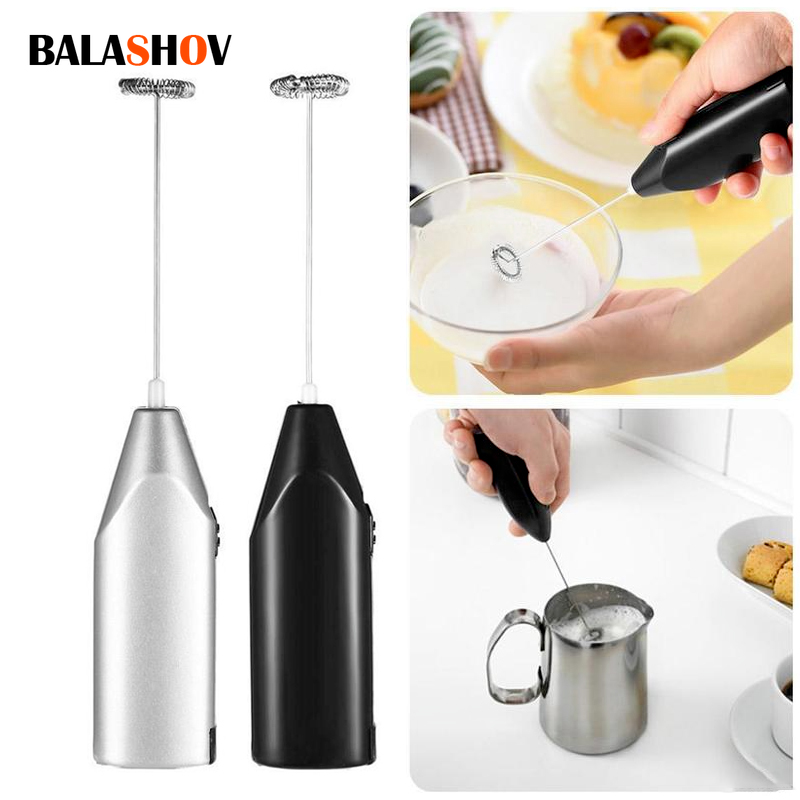 Electric Milk Frother Handheld - Беспроводной вспениватель молока, миксер для венчика