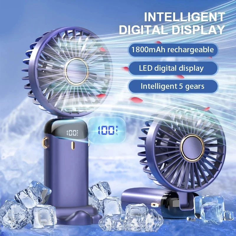 Small Appliances - Мини-портативный вентилятор, складной, с креплением на