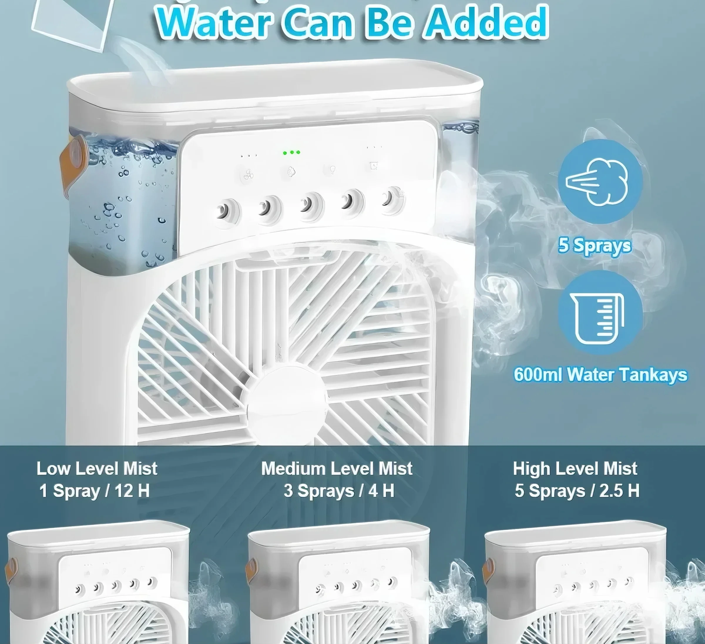 Вентилятор 3 в 1, портативный  – обзор и цена Air Conditioners