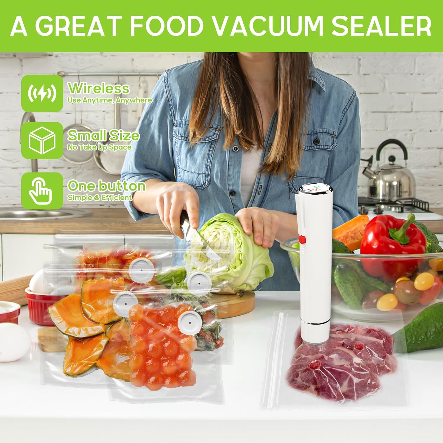 Вакуумный упаковщик Ручной вак – обзор и цена Food Vacuum Sealer Machine